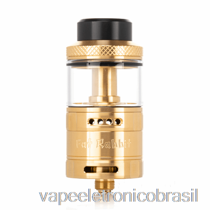 Vape Eletrônico Hellvape Fat Coelho Solo 25mm Rta Ouro